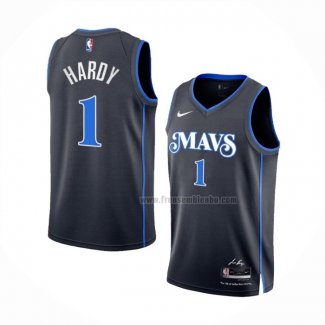 Maillot Dallas Mavericks Jaden Hardy NO 1 Ville 2023-24 Bleu