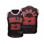 Maillot Enfant Chicago Bulls Michael Jordan NO 23 Noir