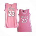 Maillot Femme Chicago Bulls Michael Jordan NO 23 Icon Rosa
