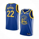 Maillot Golden State Warriors Andrew Wiggins NO 22 Icon Bleu