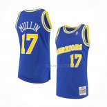 Maillot Golden State Warriors Chris Mullin NO 17 Mitchell & Ness 1993-94 Bleu