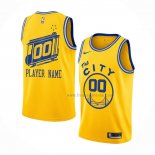 Maillot Golden State Warriors Personnalise Ville Classic Edition Or