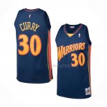 Maillot Golden State Warriors Stephen Curry NO 30 Mitchell & Ness 2009-10 Bleu