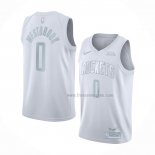 Maillot Houston Rockets Russell Westbrook NO 0 MVP Blanc