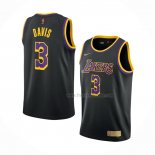 Maillot Los Angeles Lakers Anthony Davis NO 3 Earned 2020-21 Noir