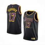 Maillot Los Angeles Lakers Dennis Schroder NO 17 Earned 2020-21 Noir