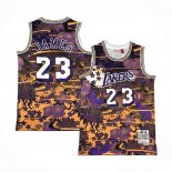 Maillot Los Angeles Lakers LeBron James NO 23 Mitchell & Ness Lunar New Year Volet