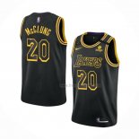 Maillot Los Angeles Lakers Mac Mcclung NO 20 Mamba 2021-22 Noir