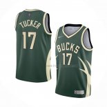 Maillot Milwaukee Bucks P.J. Tucker NO 17 Earned 2020-21 Vert