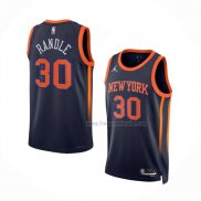 Maillot New York Knicks Julius Randle NO 30 Statement 2022-23 Noir