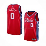 Maillot Philadelphia 76ers Tyrese Maxey NO 0 Statement 2020-21 Rouge