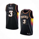 Maillot Phoenix Suns Chris Paul NO 3 75th Anniversary 2022 Noir