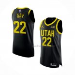 Maillot Utah Jazz Rudy Gay NO 22 Statement Authentique 2022-23 Noir