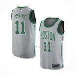 Maillot Boston Celtics Kyrie Irving NO 11 Ville 2018-19 Gris