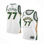 Maillot Boston Celtics Lamar Stevens NO 77 Ville 2023-24 Blanc