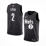 Maillot Brooklyn Nets Tyler Cook NO 2 Earned 2020-21 Noir