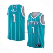 Maillot Charlotte Hornets LaMelo Ball NO 1 Icon 2022-23 Vert