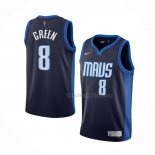 Maillot Dallas Mavericks Josh Green NO 8 Earned 2020-21 Bleu