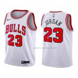 Maillot Enfant Chicago Bulls Michael Jordan NO 23 2017-18 Blanc