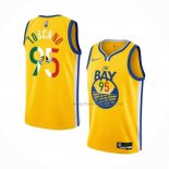 Maillot Golden State Warriors Juan Toscano-Anderson NO 95 2022 Statement Royal Special Mexico Edition Or