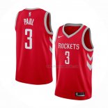 Maillot Houston Rockets Chris Paul NO 3 Icon Rouge