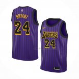 Maillot Los Angeles Lakers Kobe Bryant NO 24 Ville 2018 Volet