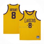Maillot Los Angeles Lakers Kobe Bryant NO 8 Mitchell & Ness 1957 Jaune