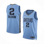 Maillot Memphis Grizzlies Xavier Tillman NO 2 Statement 2022-23 Bleu