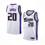 Maillot Sacramento Kings Colby Jones NO 20 Association 2023-24 Blanc