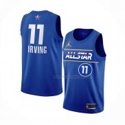 Maillot All Star 2021 Brooklyn Nets Kyrie Irving NO 11 Bleu