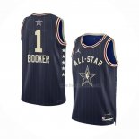 Maillot All Star 2024 Phoenix Suns Devin Booker NO 1 Bleu