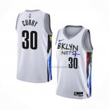 Maillot Brooklyn Nets Seth Curry NO 30 Ville 2022-23 Blanc