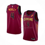 Maillot Cleveland Cavaliers Evan Mobley NO 4 Icon Rouge