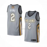 Maillot Cleveland Cavaliers Kyrie Irving NO 2 Ville 2018 Gris
