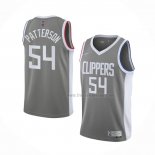 Maillot Los Angeles Clippers Patrick Patterson NO 54 Earned 2020-21 Gris