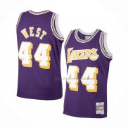 Maillot Los Angeles Lakers Jerry West NO 44 Mitchell & Ness 1971-72 Volet