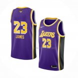 Maillot Los Angeles Lakers LeBron James NO 23 Statement 2020 Final Bound Volet