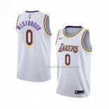 Maillot Los Angeles Lakers Russell Westbrook NO 0 Association 2021 Blanc
