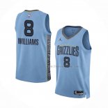 Maillot Memphis Grizzlies Ziaire Williams NO 8 Statement 2022-23 Bleu
