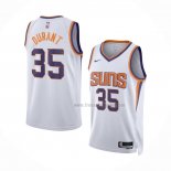 Maillot Phoenix Suns Kevin Durant NO 35 Association Blanc