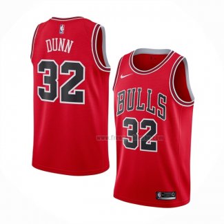 Maillot Chicago Bulls Kris Dunn NO 32 Icon Rouge