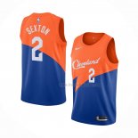 Maillot Cleveland Cavaliers Collin Sexton NO 2 Ville Edition Bleu