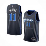 Maillot Dallas Mavericks Kyrie Irving NO 11 Ville 2023-24 Bleu