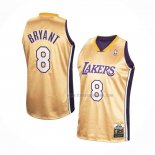 Maillot Los Angeles Lakers Kobe Bryant NO 8 Domicile Mitchell & Ness Or