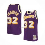 Maillot Los Angeles Lakers Magic Johnson NO 32 Mitchell & Ness 1984 Volet