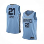 Maillot Memphis Grizzlies Tyus Jones NO 21 Statement 2022-23 Bleu