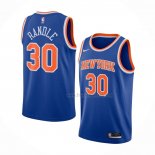 Maillot New York Knicks Julius Randle NO 30 Icon 2020-21 Bleu