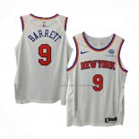 Maillot New York Knicks RJ Barrett NO 9 Association Authentique Blanc