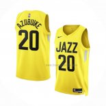 Maillot Utah Jazz Udoka Azubuike NO 20 Icon 2022-23 Jaune