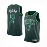 Maillot Boston Celtics Jaylen Brown NO 7 Earned 2020-21 Vert